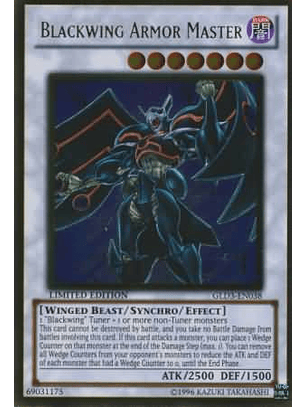 Blackwing Armor Master - GLD3-EN038 - Gold Rare