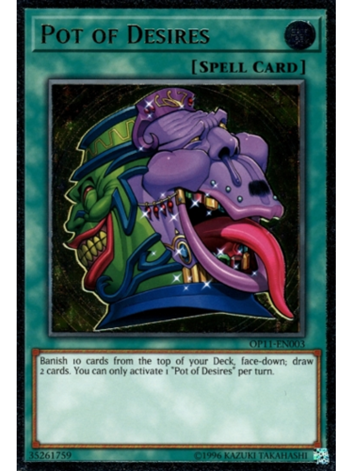 Pot of Desires - OP11-EN003 - Ultimate Rare 1