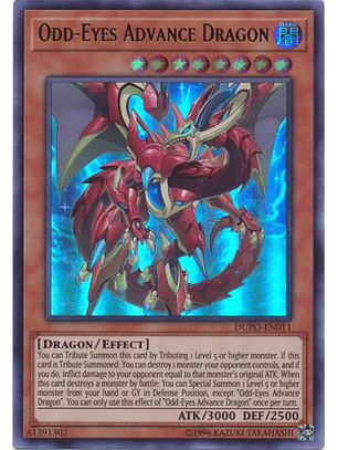 Odd-Eyes Advance Dragon - DUPO-EN011 - Ultra Rare Unlimited