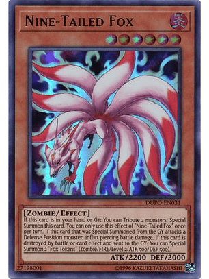 Nine-Tailed Fox - DUPO-EN031 - Ultra Rare Unlimited
