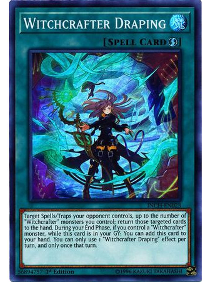 Witchcrafter Draping - INCH-EN023 - Super Rare 1st Edition 1