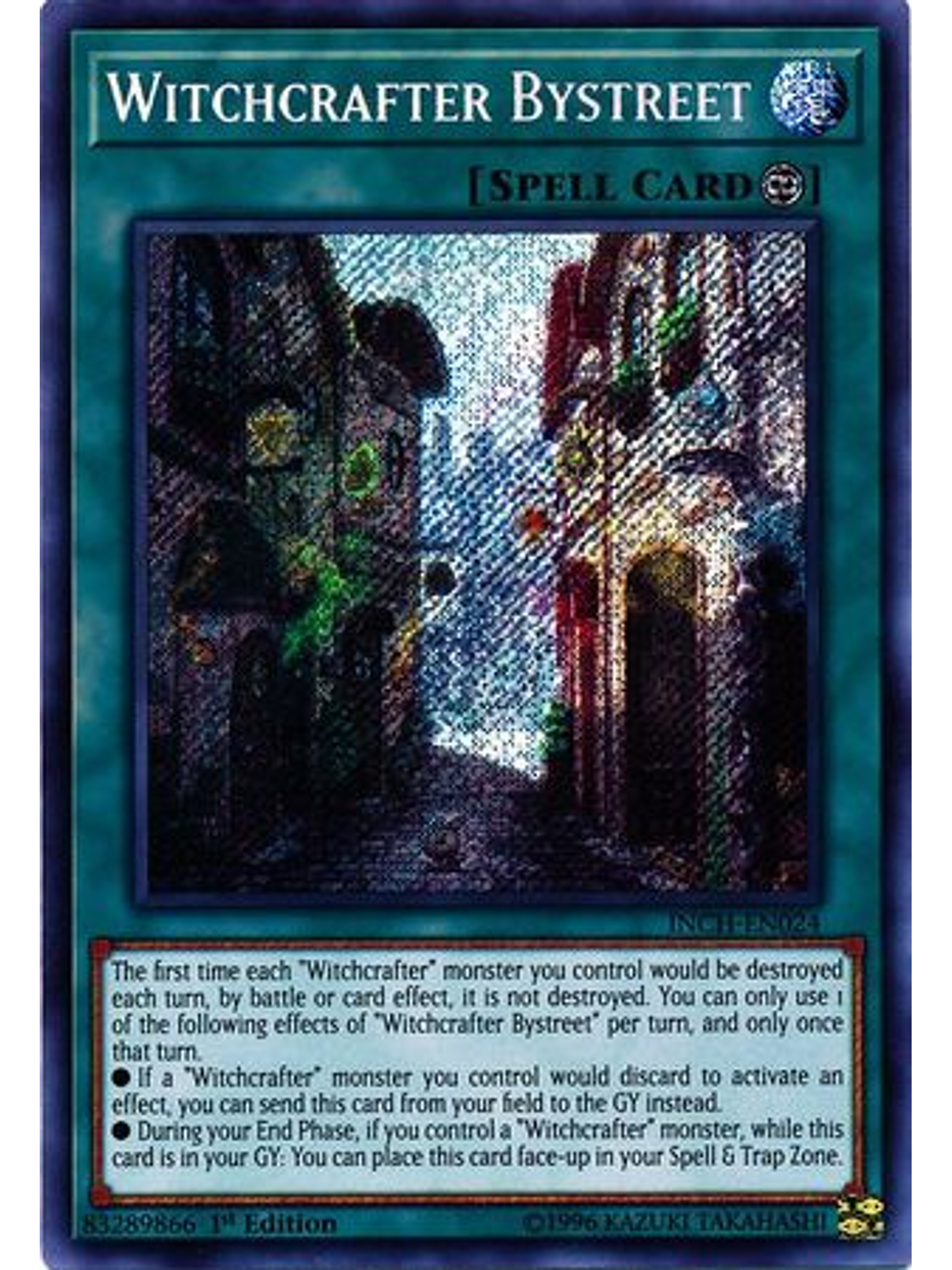 Witchcrafter Bystreet - INCH-EN024 - Secret Rare 1st Edition 1