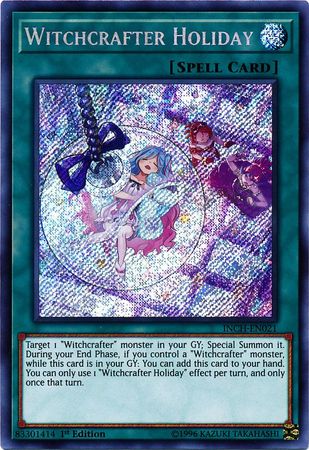 Witchcrafter Holiday - INCH-EN021 - Secret Rare 1st Edition
