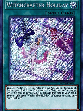 Witchcrafter Holiday - INCH-EN021 - Secret Rare 1st Edition