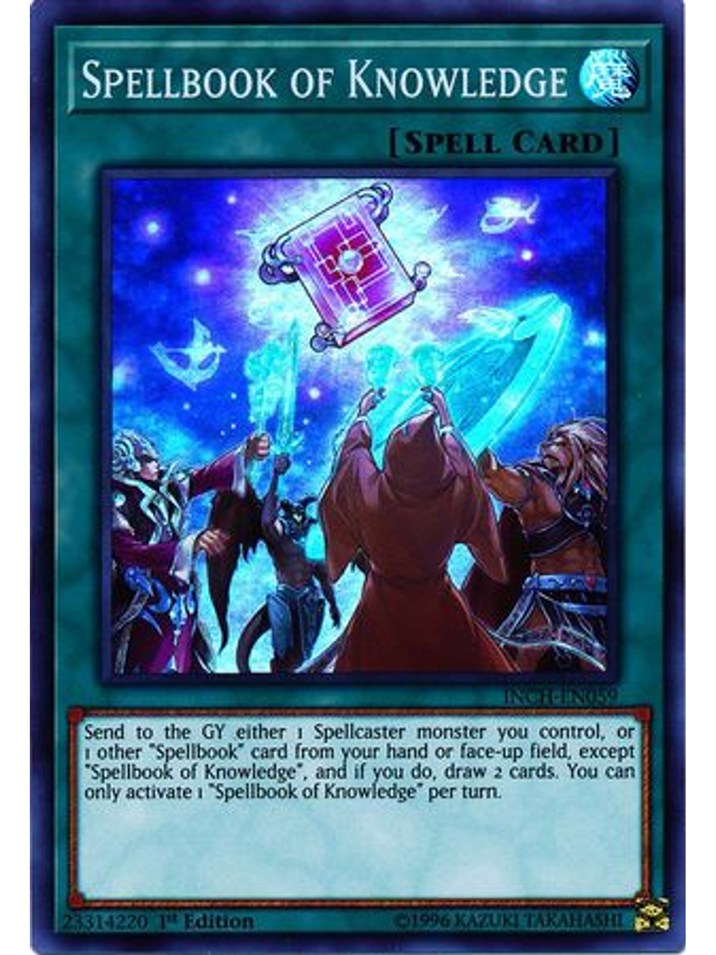 Spellbook of Knowledge - INCH-EN059 - Super Rare 1st Edition 1