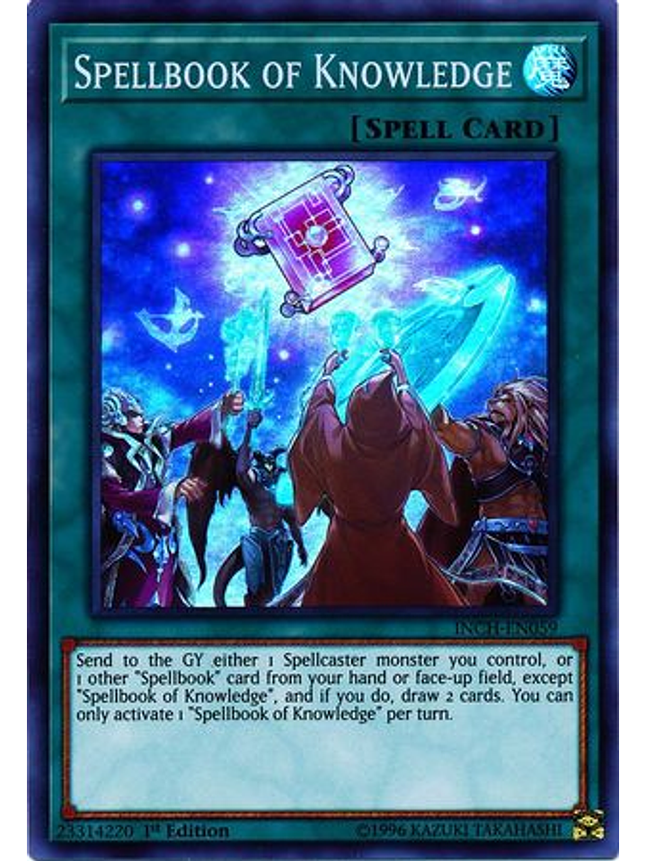 Spellbook of Knowledge - INCH-EN059 - Super Rare 1st Edition 1