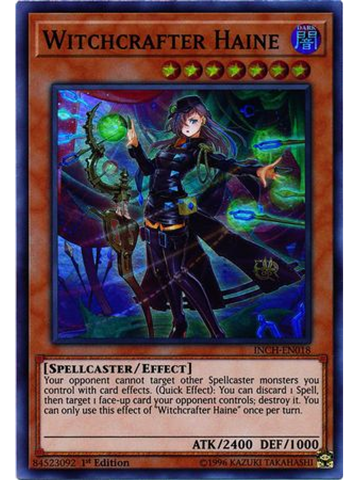 Witchcrafter Haine - INCH-EN018 - Super Rare 1st Edition 1