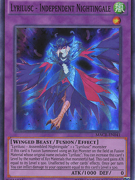 Lyrilusc - Independent Nightingale - MACR-EN041 - Super Rare Unlimited