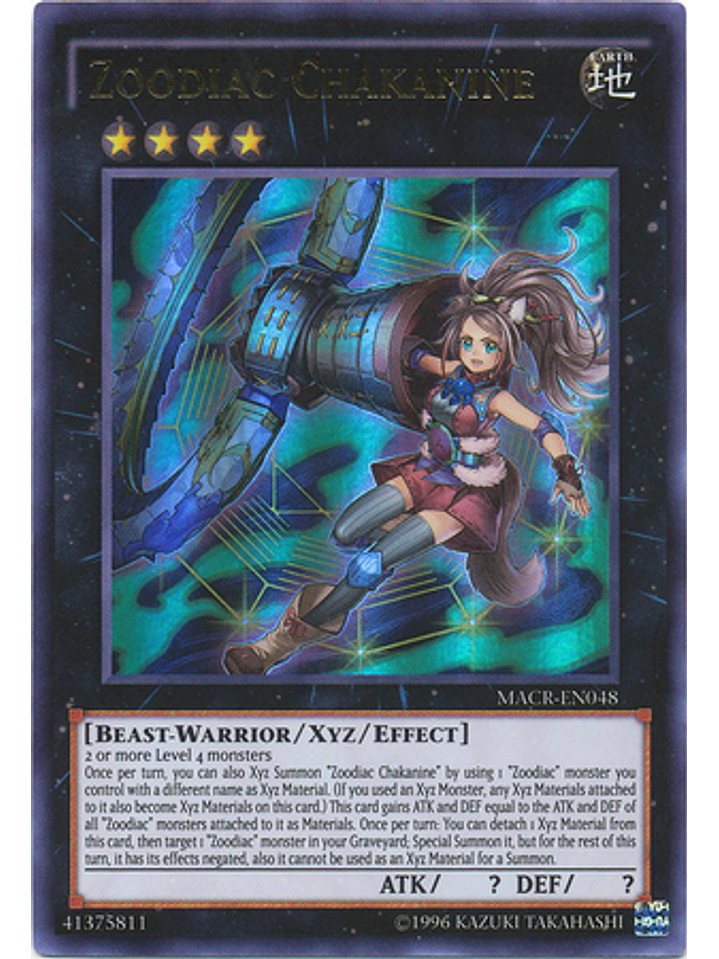 Zoodiac Chakanine - MACR-EN048 - Ultra Rare Unlimited 1