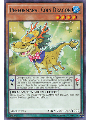 Performapal Coin Dragon - MACR-EN005 - Rare Unlimited
