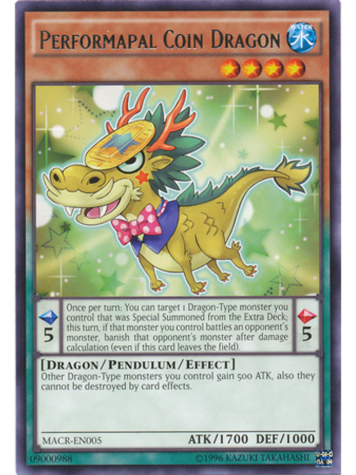 Performapal Coin Dragon - MACR-EN005 - Rare Unlimited 1