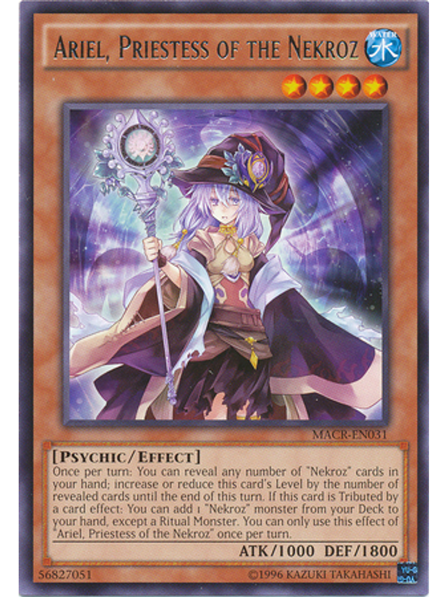 Ariel, Priestess of the Nekroz - MACR-EN031 - Rare Unlimited 1