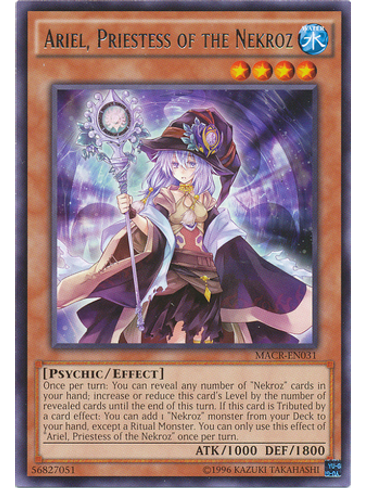 Ariel, Priestess of the Nekroz - MACR-EN031 - Rare Unlimited 1
