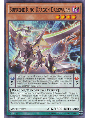 Supreme King Dragon Darkwurm - MACR-EN019 - Common Unlimited