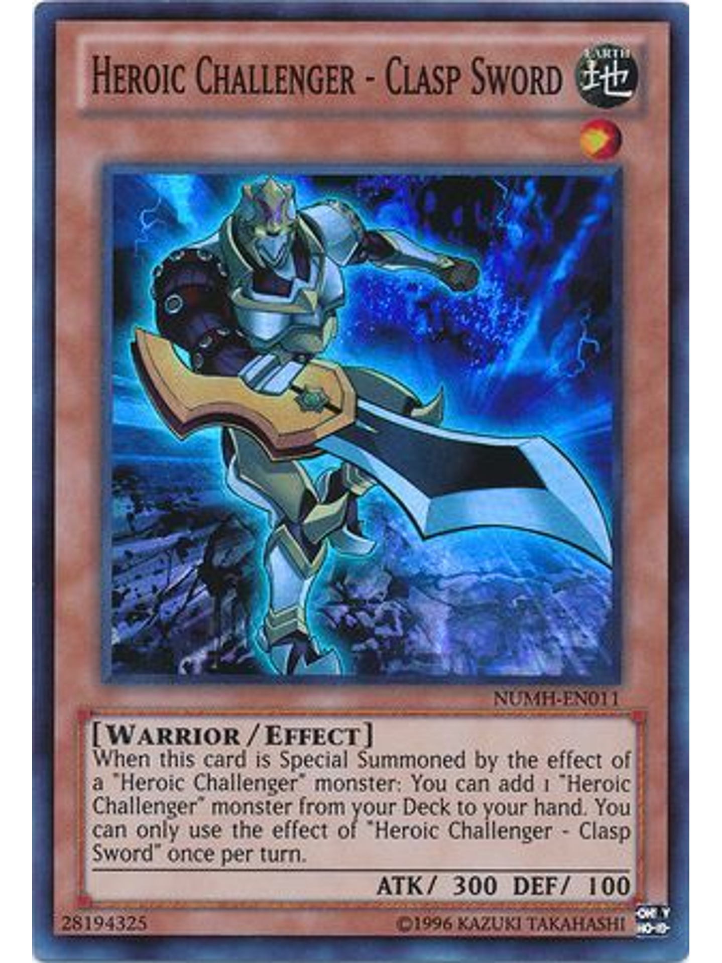Heroic Challenger - Clasp Sword - NUMH-EN011 - Super Rare Unlimited 1