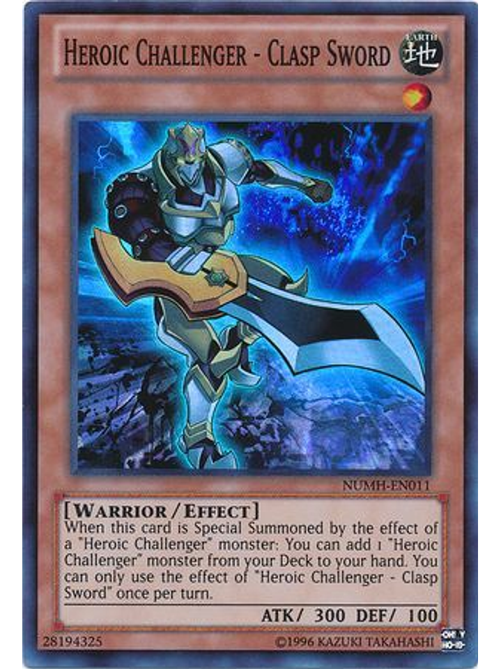 Heroic Challenger - Clasp Sword - NUMH-EN011 - Super Rare Unlimited 1