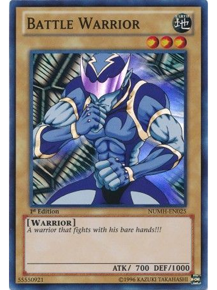 Battle Warrior - NUMH-EN025 - Super Rare 1st Edition 1