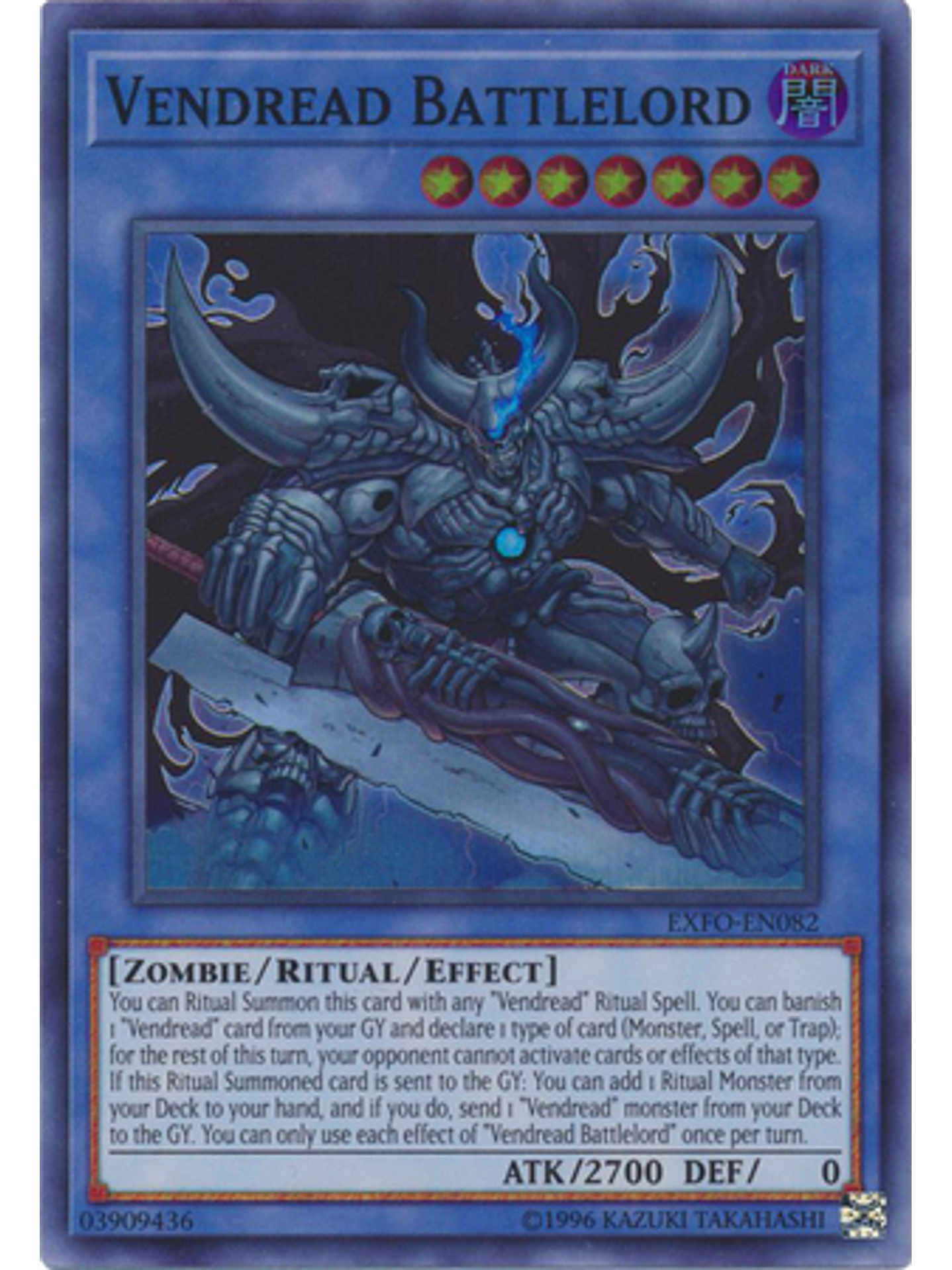 Vendread Battlelord - EXFO-EN082 - Super Rare Unlimited 1