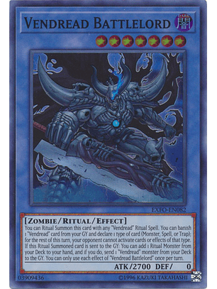 Vendread Battlelord - EXFO-EN082 - Super Rare Unlimited