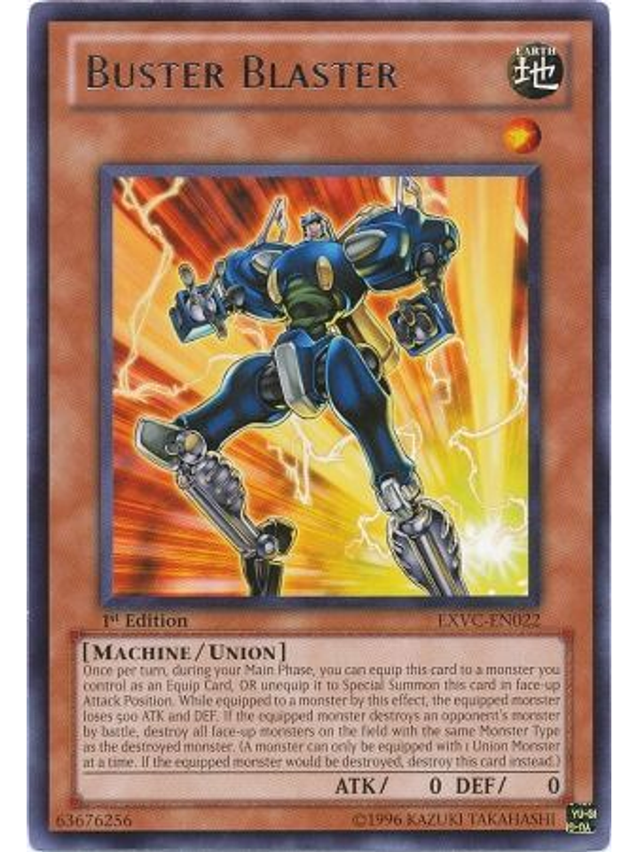 Buster Blaster - EXVC-EN022 - Rare 1st Edition 1