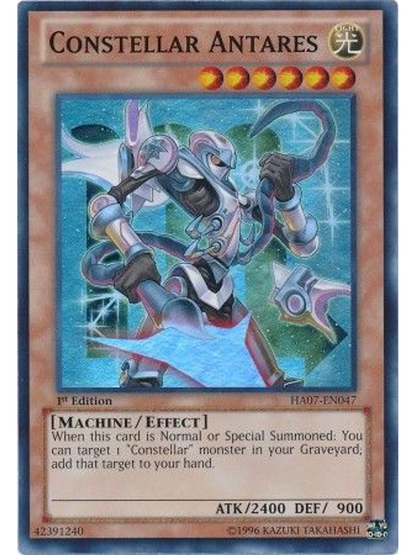Constellar Antares - HA07-EN047 - Super Rare 1st Edition 1