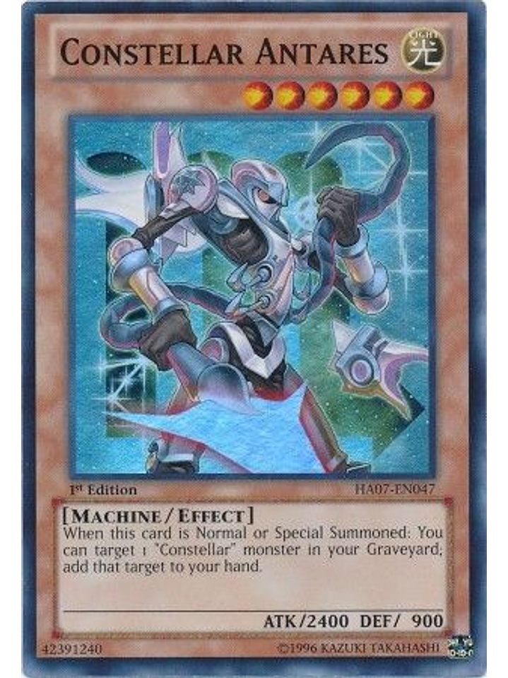 Constellar Antares - HA07-EN047 - Super Rare 1st Edition 1