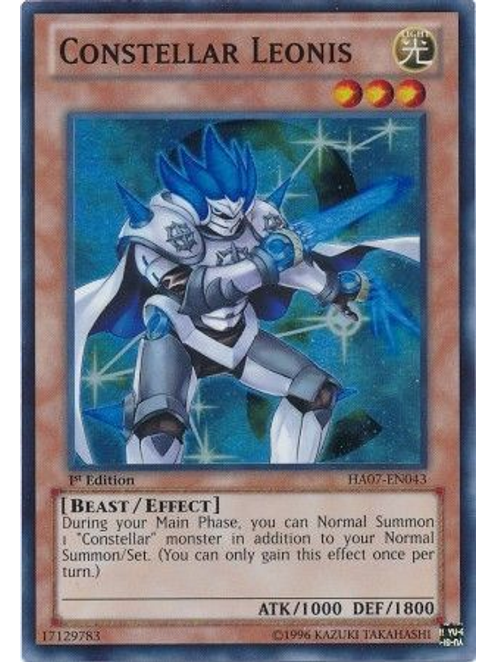 Constellar Leonis - HA07-EN043 - Super Rare 1st Edition 1