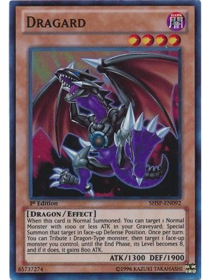 Dragard - SHSP-EN092 - Super Rare 1st Edition 1