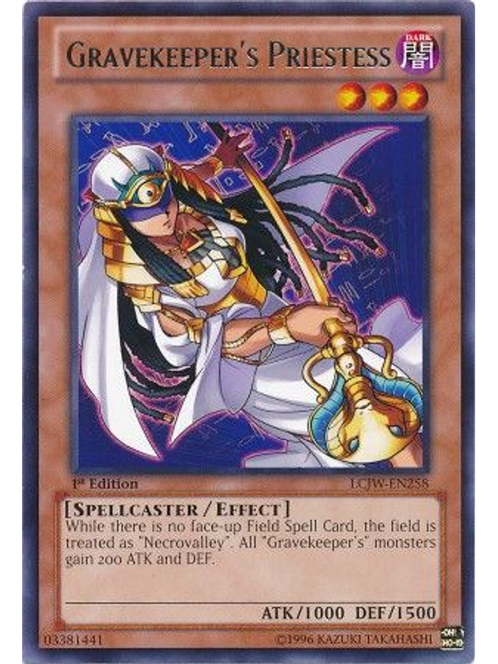 Gravekeeper's Priestess - LCJW-EN258 - Rare 1