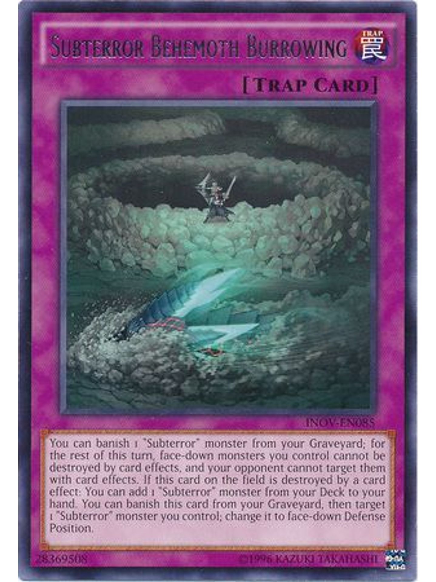 Subterror Behemoth Burrowing - INOV-EN085 - Rare Unlimited 1