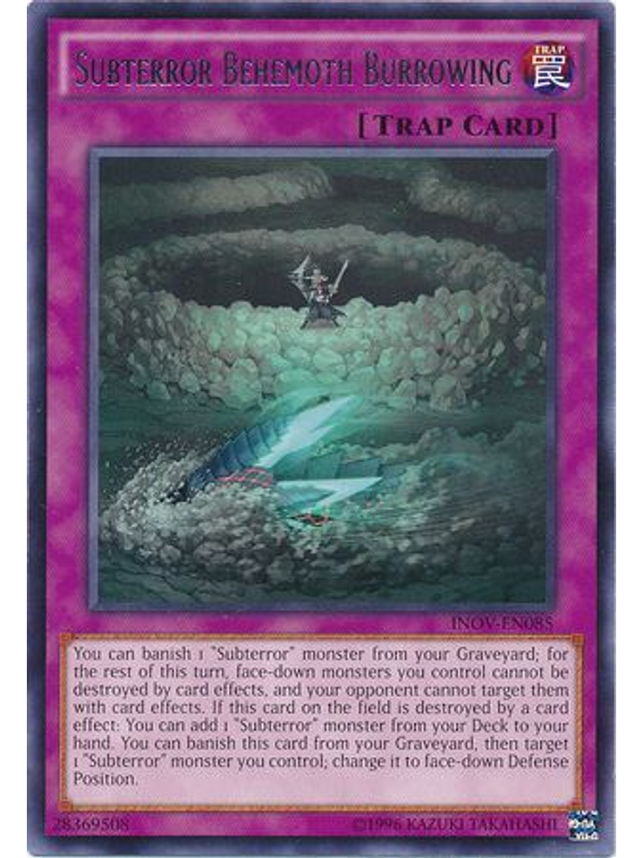 Subterror Behemoth Burrowing - INOV-EN085 - Rare Unlimited 1