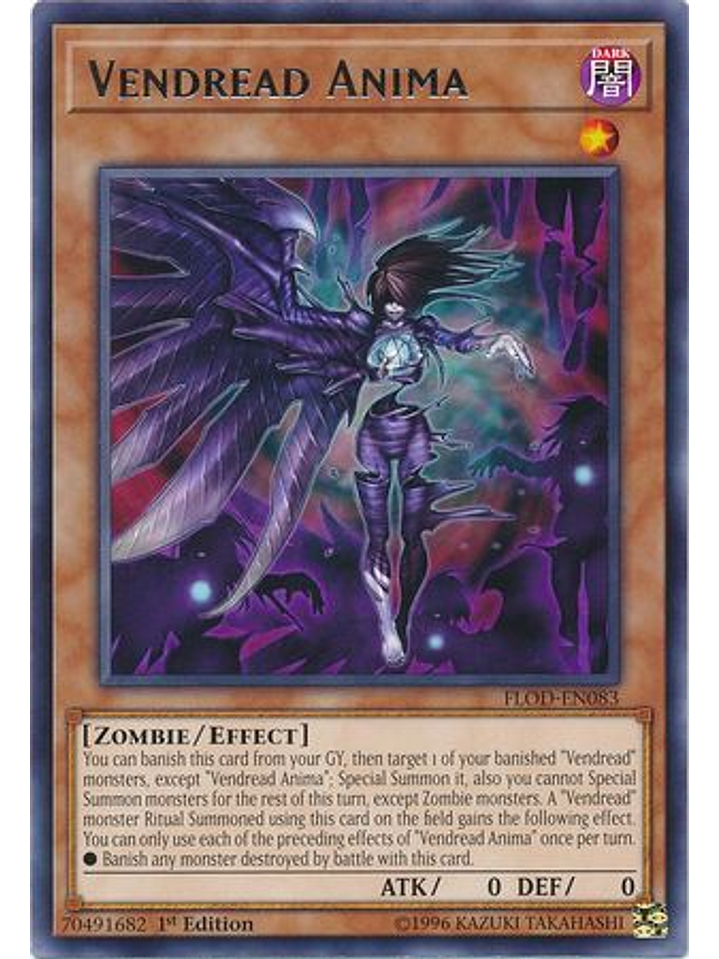 Vendread Anima - FLOD-EN083 - Rare 1st Edition 1