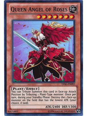 Queen Angel of Roses - LVAL-EN092 - Super Rare Unlimited