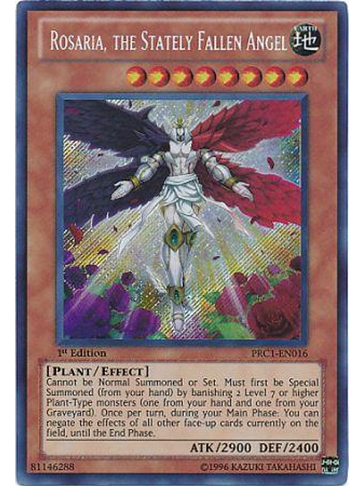 Rosaria, the Stately Fallen Angel - PRC1-EN016 - Secret Rare 1