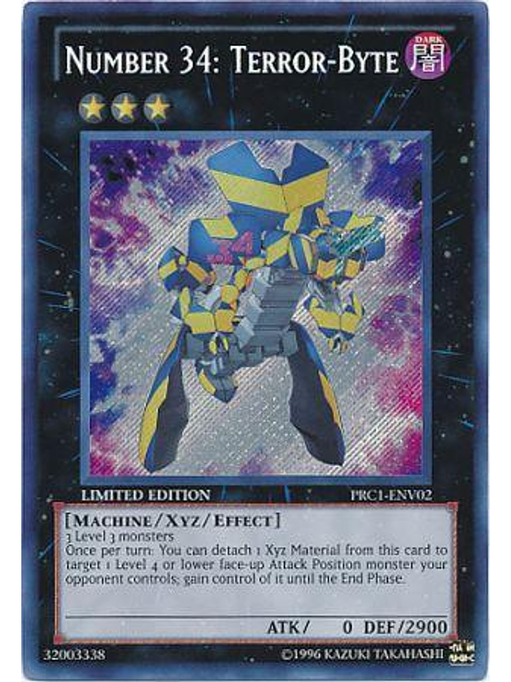 Number 34: Terror-Byte - PRC1-ENV02 - Secret Rare 1