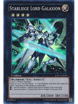 Starliege Lord Galaxion - JOTL-EN050 - Super Rare 1st Edition