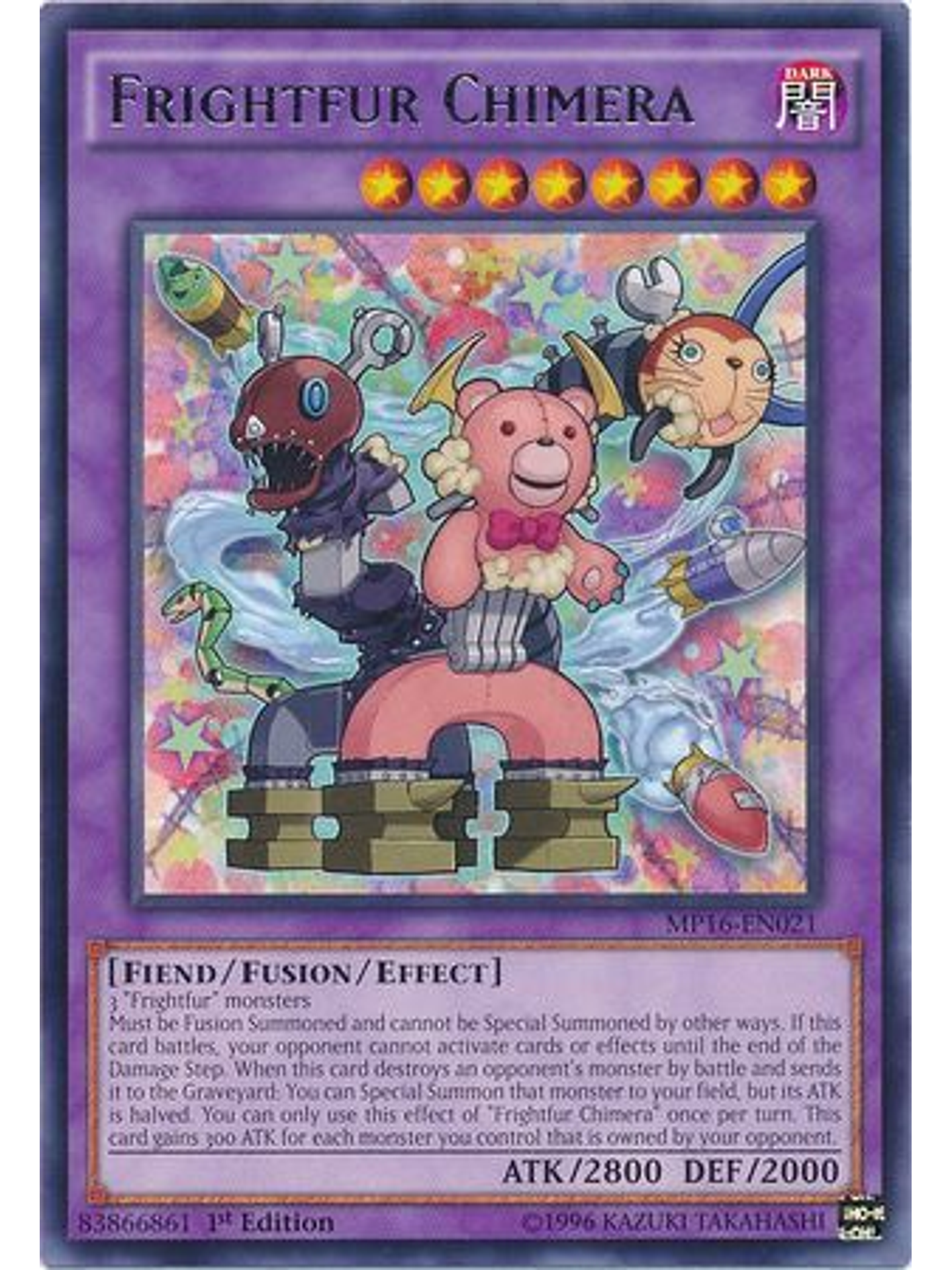 Frightfur Chimera - MP16-EN021 - Rare 1st Edition 1