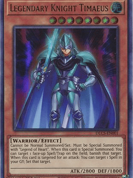 Legendary Knight Timaeus (Blue) - DLCS-EN001 - Ultra Rare 1st Edition