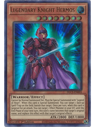 Legendary Knight Hermos - DLCS-EN003 - Ultra Rare 1st Edition