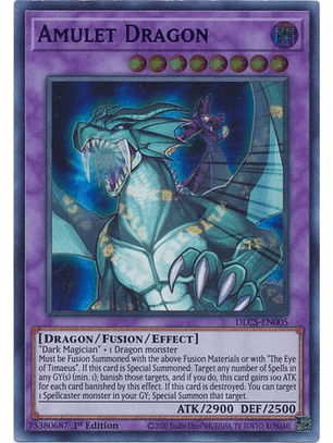 Amulet Dragon - DLCS-EN005 - Ultra Rare 1st Edition