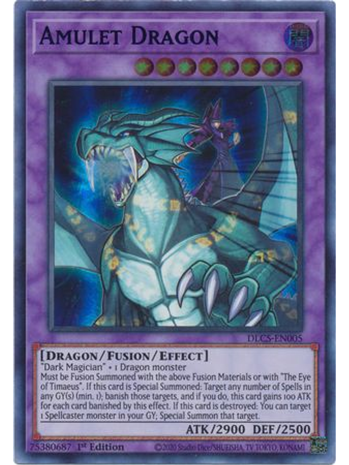 Amulet Dragon - DLCS-EN005 - Ultra Rare 1st Edition 1