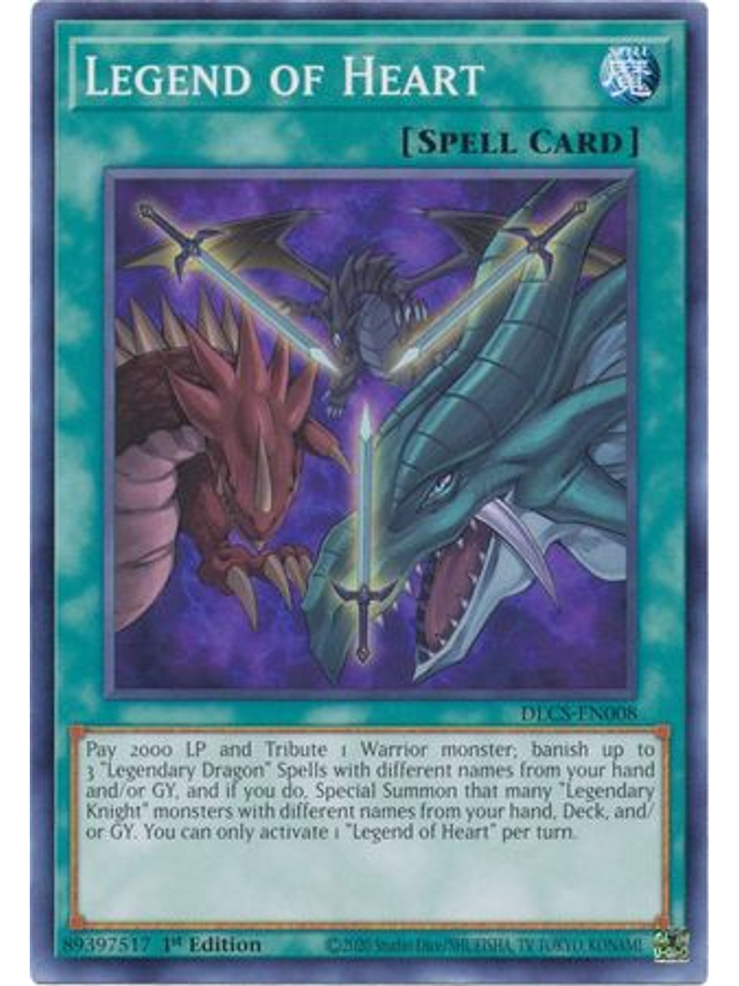 Legend of Heart - DLCS-EN008 - Common 1st Edition 1