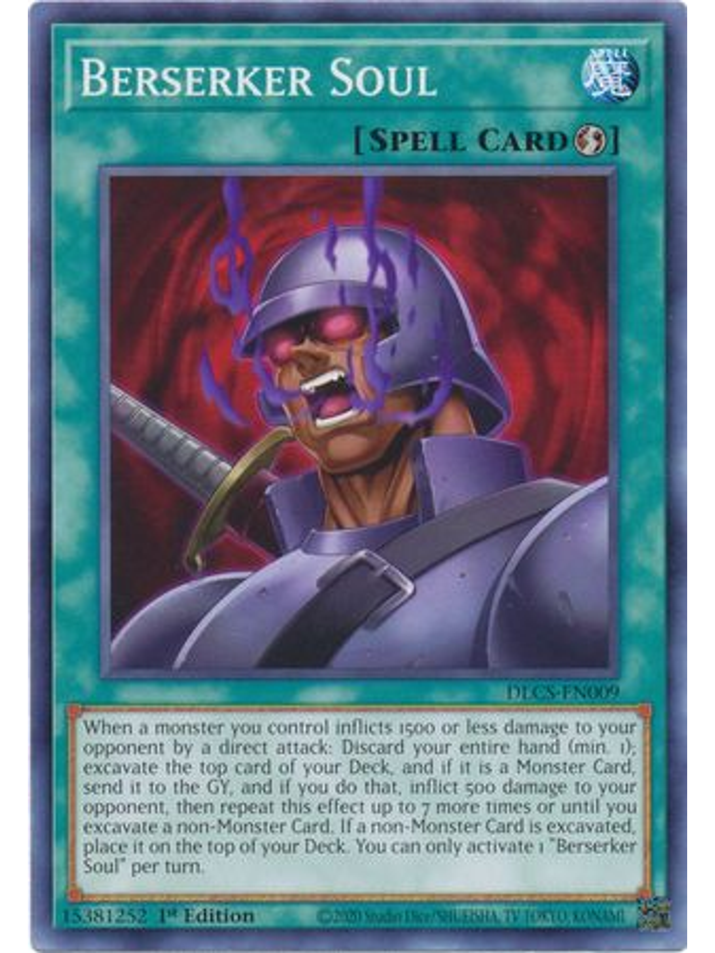 Berserker Soul - DLCS-EN009 - Common 1st Edition 1