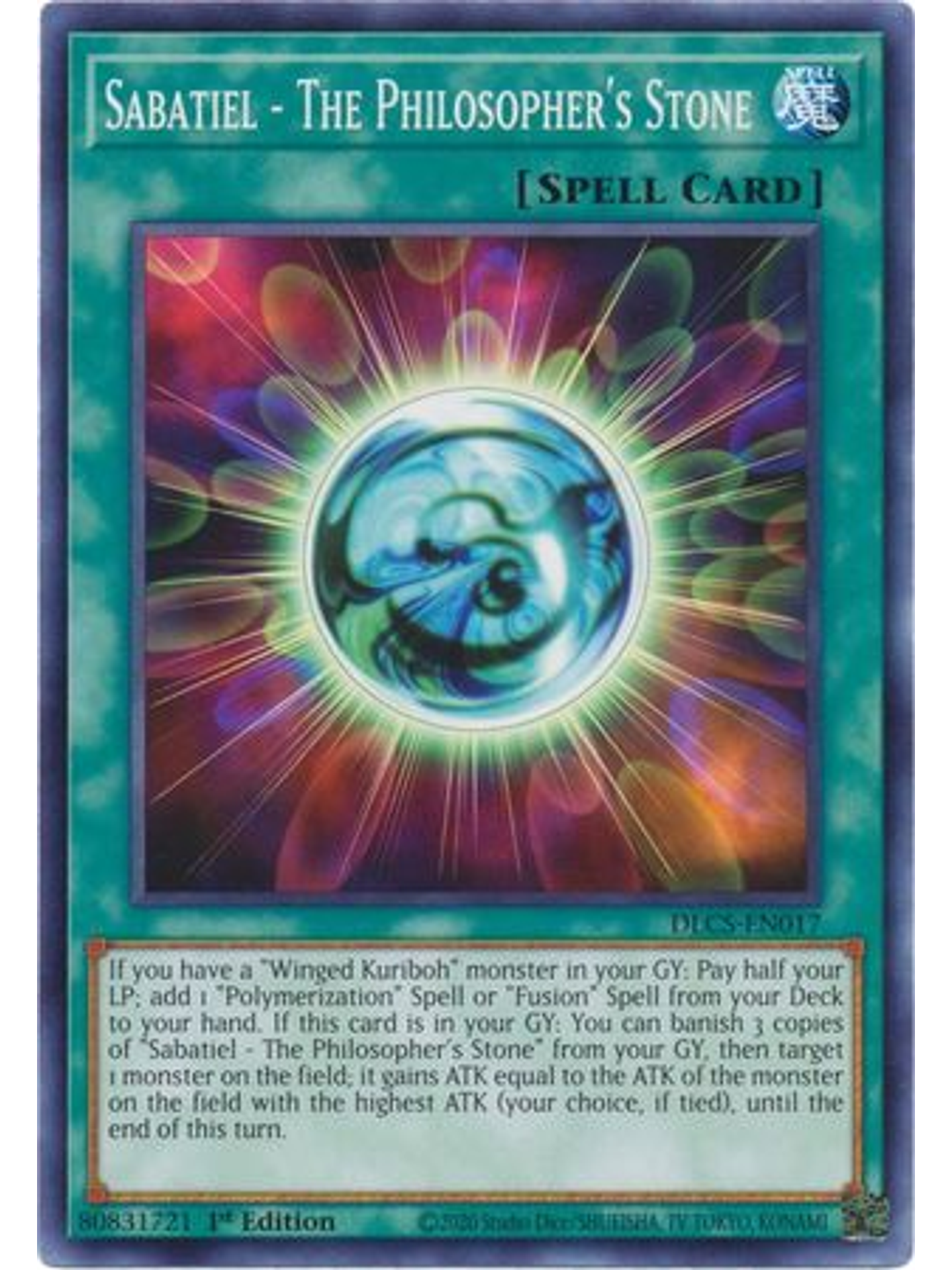 Sabatiel - The Philosopher's Stone - DLCS-EN017 - Common 1st Edition 1