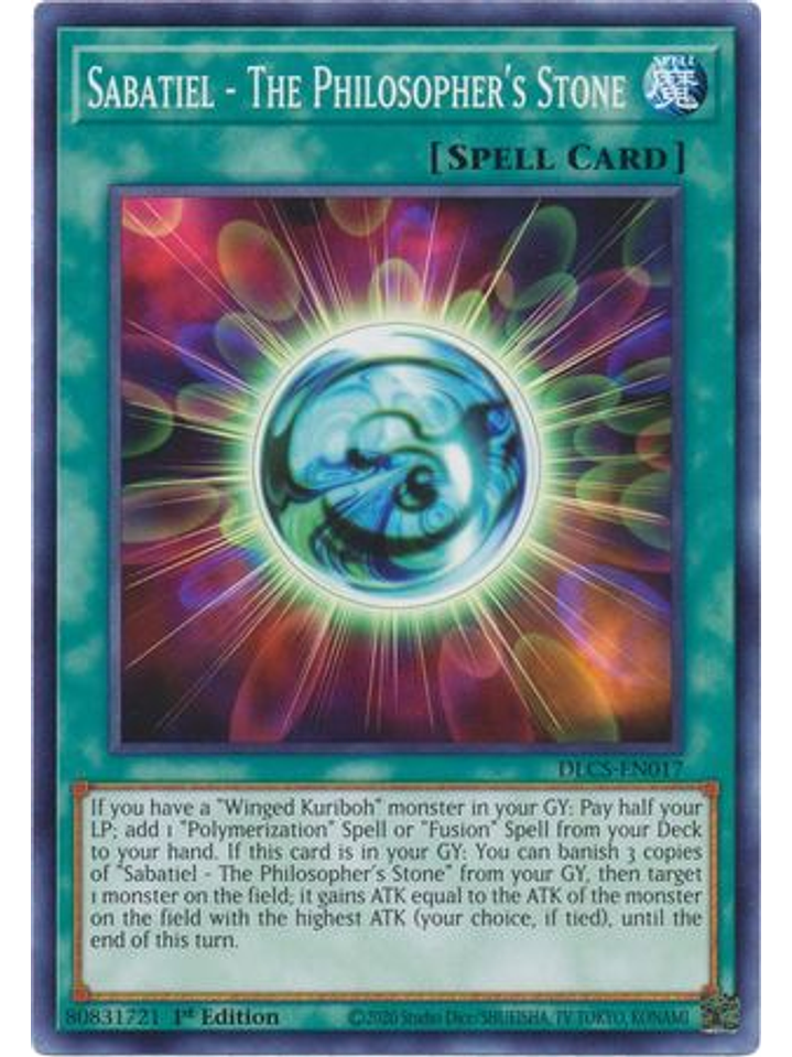 Sabatiel - The Philosopher's Stone - DLCS-EN017 - Common 1st Edition 1