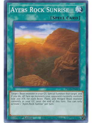 Ayers Rock Sunrise - DLCS-EN022 - Common 1st Edition