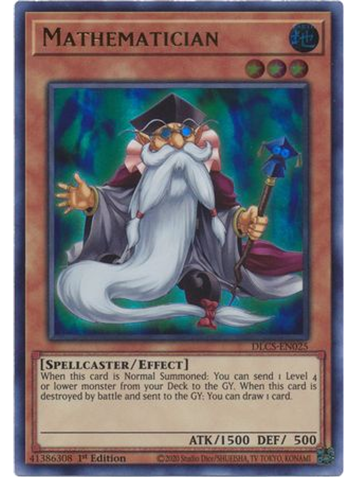 Mathematician (Blue) - DLCS-EN025 - Ultra Rare 1st Edition 1