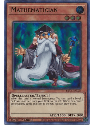 Mathematician (Purple) - DLCS-EN025 - Ultra Rare 1st Edition