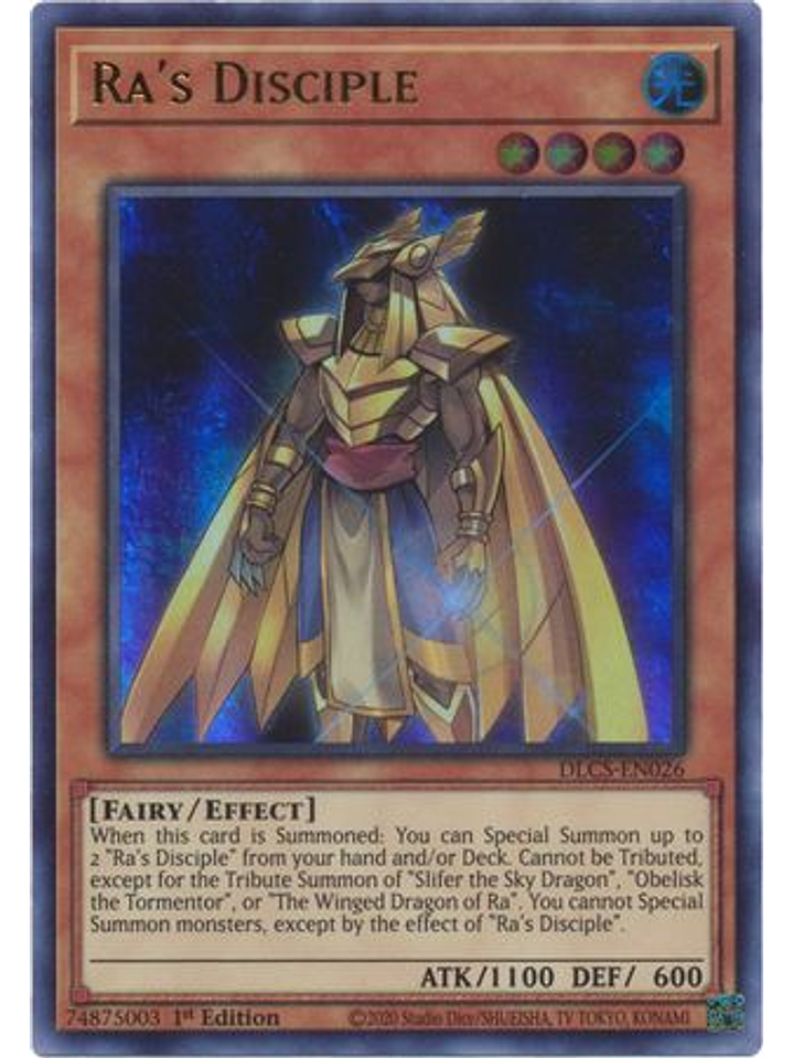 Ra's Disciple (Green) - DLCS-EN026 - Ultra Rare 1st Edition 1