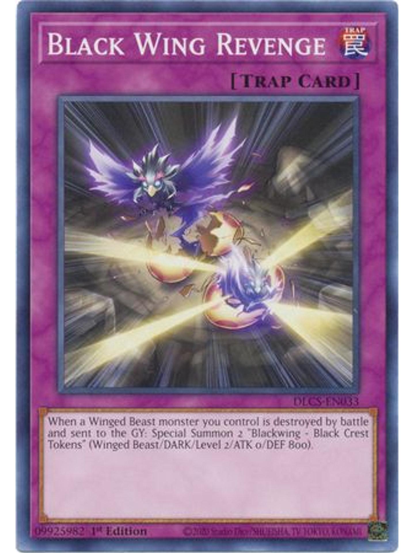 Black Wing Revenge - DLCS-EN033 - Common 1st Edition 1